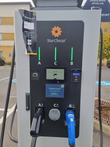 Premier Inn Seaton Car park Car Charging 1