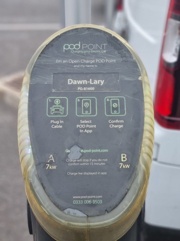 Premier Inn Seaton Car park Car Charging 1
