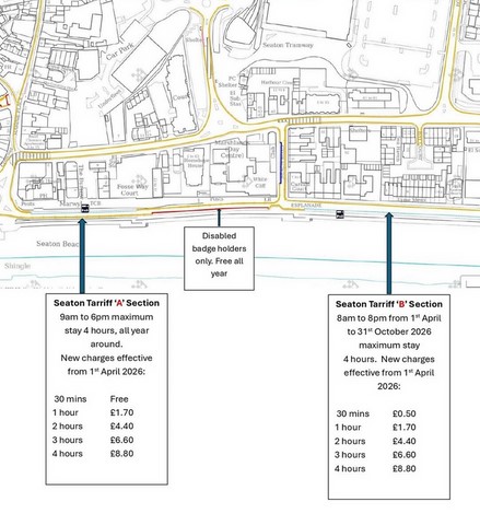 2026 parking tariff