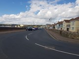 Looking along the Esplanade