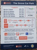 The Grove Private Car Park Prices
